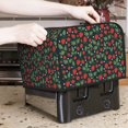 thumbnail image 6 of KLL Strawberry Print 4 Slice Toaster Dust Covers Kitchen Small Appliance Cover with 2 Pockets,Can hold Jam Spreader Knife & Toaster Tongs (12.4 x 10.6 x 8.2), 6 of 6