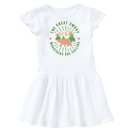 

Inktastic The Great Smoky Mountains Are Calling Gift Toddler Girl Dress