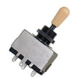 thumbnail image 2 of MERIGLARE Electric Guitar 3 Way Toggle Switch Three-Way Pickup Selector Switch Select Knob Yellow, 2 of 7