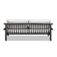 thumbnail image 3 of Zara 73.5" Dowel Frame Bolster Patio Deep Seating Sofa Wheat Beige, 3 of 7