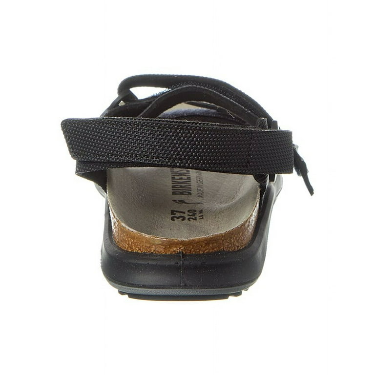 Birkenstock Kalahari Narrow Fit Birko-Flor Sandal, 38, Black