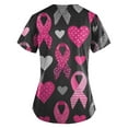 thumbnail image 2 of NAMTYQX Short Sleeve Shirts for Women Short Sleeve Tshirts Shirts for Women Purple Size 3XL, 2 of 4