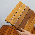 thumbnail image 3 of Piso Madera Deck Exterior Tava Home Parquet Dorado 30x30cm, 3 of 9
