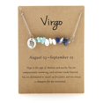 thumbnail image 1 of Original Stone Necklace Original Design 12 Constellations Gravel Combination Necklace Collar Colgante Acero Inoxidable, 1 of 2