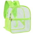 thumbnail image 1 of Mochila transparente aprobada por el estadio Paxiland de 30 x 30 x 15 cm, color verde, 1 of 7