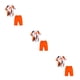 thumbnail image 4 of Jumpingount Ropa para niños Traje de verano Camisas para adolescentes Pantalones Larga duración Moda Multiusos Lavable Atractivo Naranja Type1 NO1, 4 of 6