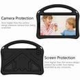 thumbnail image 4 of Kids Case for Samsung Galaxy Tab A7 Lite 8.7" Tablet, Dteck Kid-Safe Shock Proof Light EVA Foam Cover Rugged Protective Handle Stand Heavy Duty Case for Galaxy A7 Lite 2021 (SM-T220/T225), Black, 4 of 8