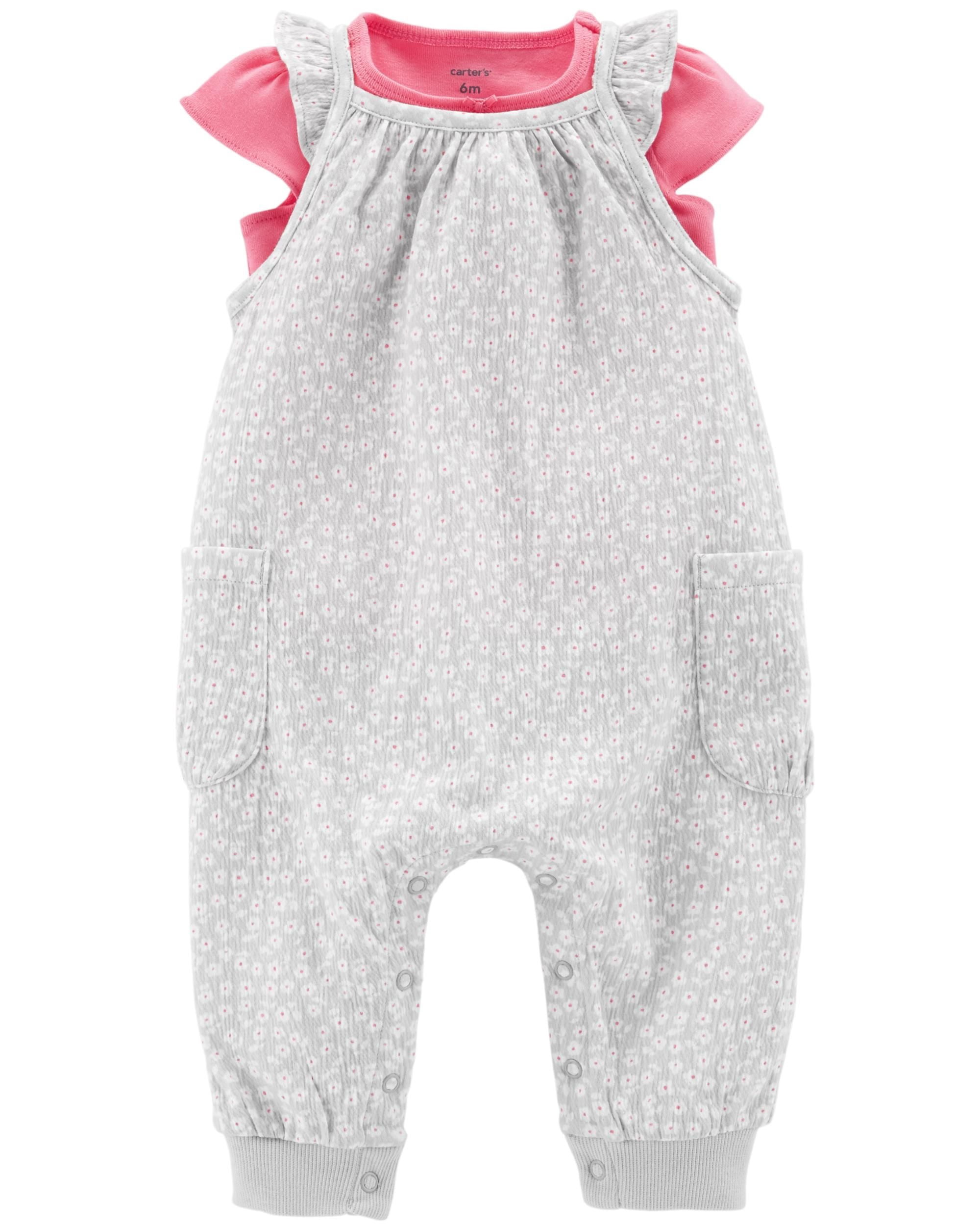 carters baby girl overalls