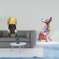 thumbnail image 2 of Estatua de mujer africana, figura de resina, perro, decoración coleccionable, adorno creativo, escultura artística elaborada, adecuada para oficina, e, 2 of 8