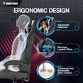 thumbnail image 6 of Soontrans Gaming Chair with Massage, High Back Computer Gamer Chair for Adults and s, Ergonomic Game Chair with Adjustable Headrest and Lumbar Support (Black), 6 of 6