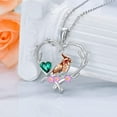 thumbnail image 2 of SOULMEET Christmas Gifts Robin Bird Pendant Necklace 925 Sterling Silver Cute Bird Necklace Jewelry Gifts for Women Friend Mom, 2 of 6