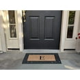 thumbnail image 2 of A1HC Natural Coir Monogrammed Door Mat for Front Door, Anti-Shed Treated Durable Doormat for Outdoor Entrance, Heavy Duty, Low Profile, Easy to Clean,Long Lasting, Front Porch Entry Rug 18"x30", 2 of 5