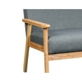 thumbnail image 5 of Bahamas 45" Gray Linen Loveseat Contemporary Sofas for Small Spaces, 5 of 5