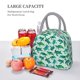 thumbnail image 5 of Easygdp Green Sea Turtle Bolsa de Almuerzo Insulada Grande, Forro de Aluminio, Diseño Espacioso, a Prueba de Fugas, Ideal para Trabajo, Picnics, Viajes y Actividades al Aire Libre, 5 of 6