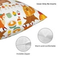 thumbnail image 3 of Honeii Autumn Forest Animals Print Throw Pillow, Square Decorative Pillow Forms Soft Fluffy Plump Pillow Decorative Pillow Inserts,Couch Pillows-16"x16", 3 of 7