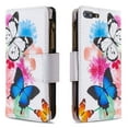 thumbnail image 4 of Dteck iPhone 8 Plus / 7 Plus Case with Zipper Wallet, Painted PU Leather Folio Case 9 Card Slots Wallet Case with Zipper Pocket / Hand Strap for iPhone 7 Plus/8 Plus 5.5",01# White Butterfly, 4 of 4