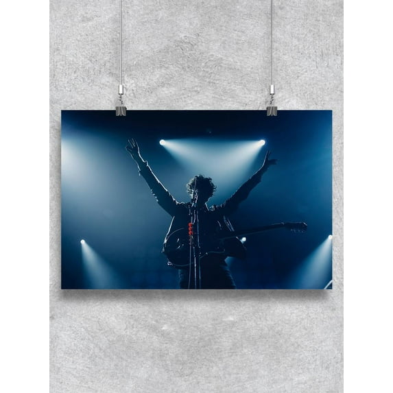 Rock Band Vocalist. Poster -Image by Shutterstock