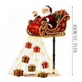 thumbnail image 3 of YingYouFu Christmas Santa Claus Yard Light for Garden Lawn Pathway and Holiday Outdoor Christmas Decorations, 3 of 7