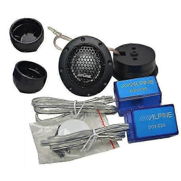 2pcs Alpine Ddt-s30 Car Stereo Speakers Music Soft Dome Balanced Car Tweeters Car Audio Silk Film Speaker Boxes