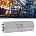 thumbnail image 3 of Stainless Steel BSPP Female Hexagon Thread One-Way Air Check Valve for Water Pipe Connection (1/8"), 3 of 4