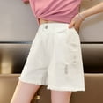 thumbnail image 2 of Jean Shorts Girls Shorts for Tween Girls Summer Casual Shorts for Kids Comfortable And Stylish for Everyday Wear for Sports And Leisure Activities Recommended for Ages 6 To 16（6 16Y）, 2 of 9