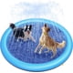 thumbnail image 1 of Alfombra rociadora para perros, piscina gruesa y duradera para mascotas, juguetes acuáticos de verano para exteriores (150 cm), 1 of 5