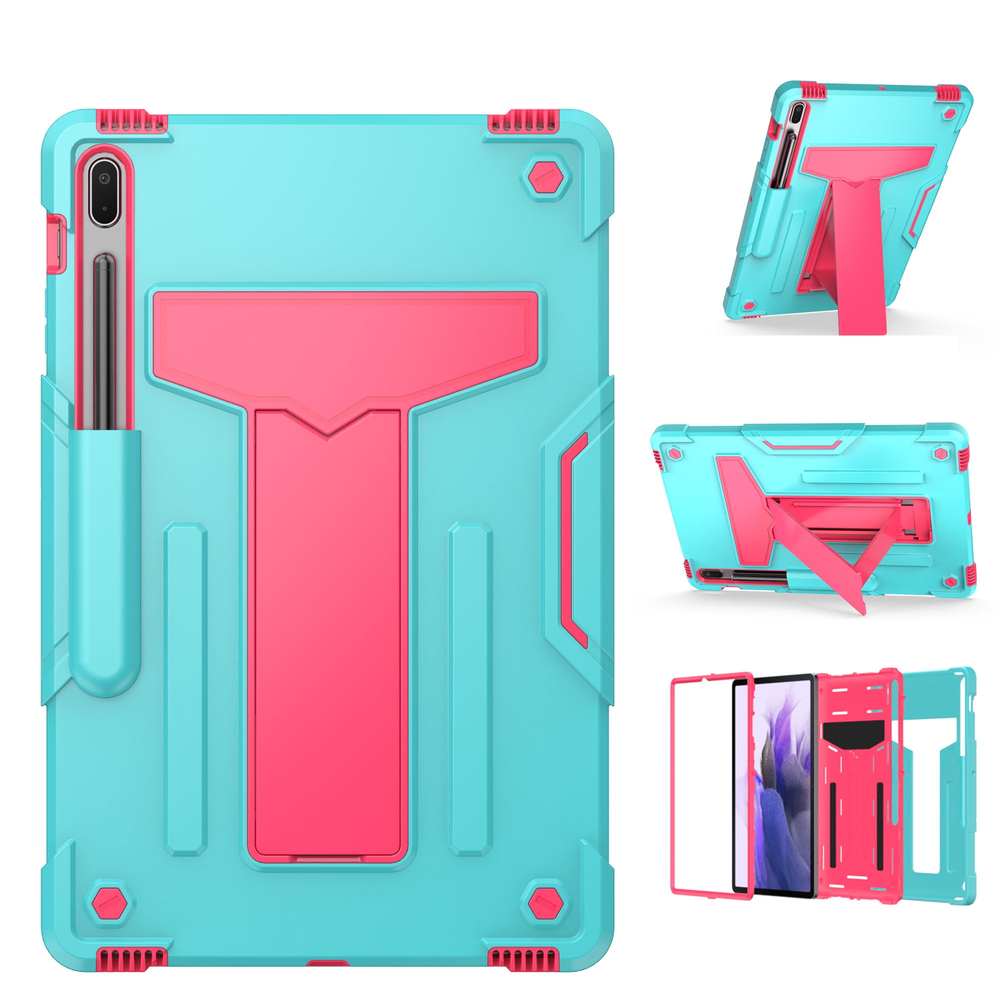 Galaxy Tab S7 FE 2021 Case with Pen Holder, SMT730/SMT736B Cover