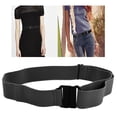 thumbnail image 4 of 2PCS Simple Casual Unisexe Boucle Libre Extensible Ceinture Élastique Sangle de Ceinture (Noir), 4 of 9