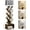 Rustic Brown (Branch Pattern Lamp), variant on 6 Tier Tree Bookshelf with Smart Light, Small Bookcase Tower with Remote Control, Tall Floor Standing Book Organizer for Living Room, Bedroom & Home Office, Rustic Brown