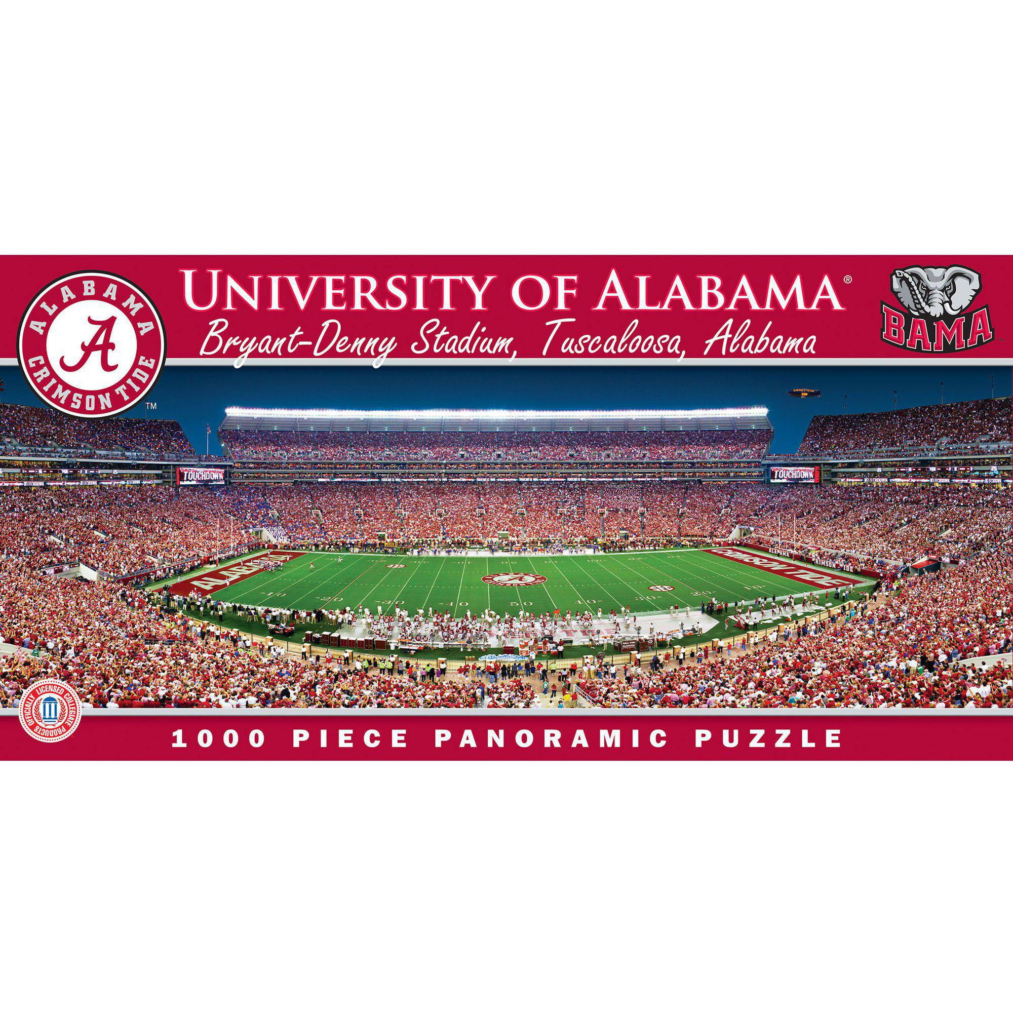 Masterpieces Ncaa Panoramic University Of Alabama Puzzle
