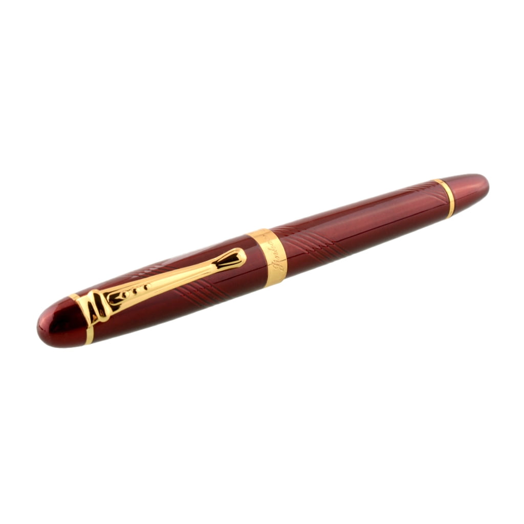 2pcs Jinhao X450 X750 Golden Clip Stripes Medium Nib Fountain Pens Ink Pens 