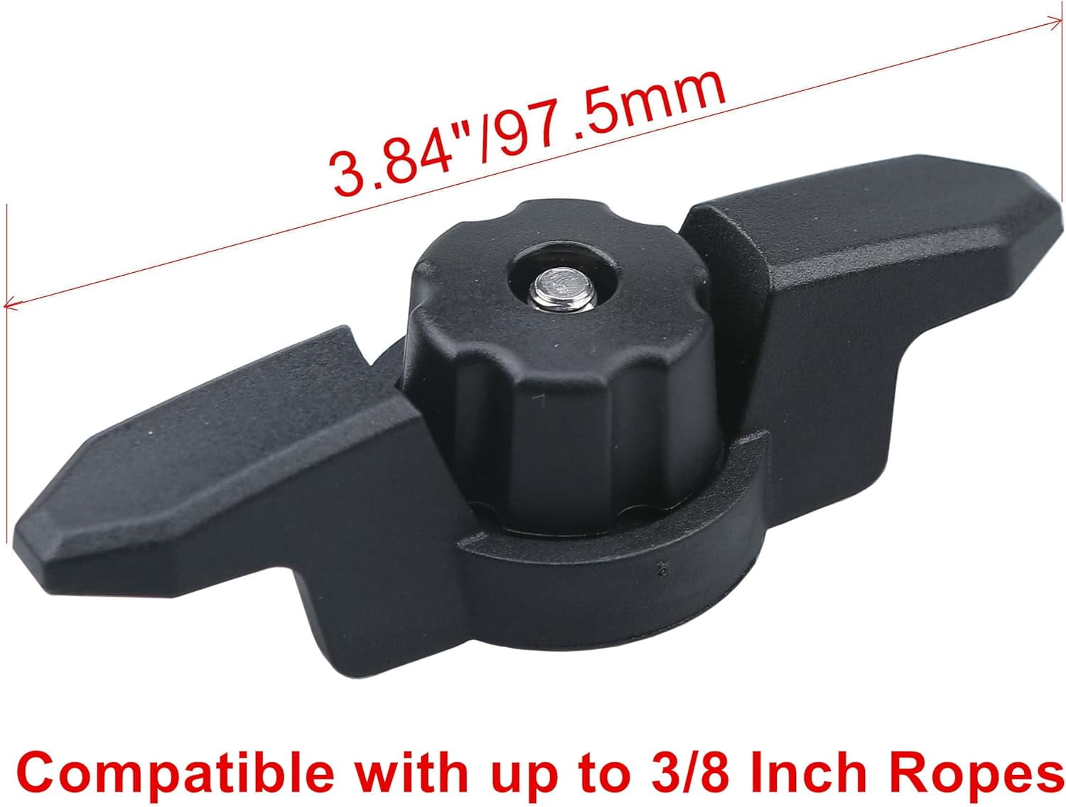 ABCISI 2PCS Line Cleat for Kayak Track Mount, Kayak Anchor Cleat, Track Mount Line Cleat for Rail Mount Kayak Fishing Accessories