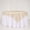 Gold, variant on 10 Gold 72x72 Inch Sheer Organza Table Overlays for Wedding Party Decorations
