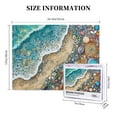 thumbnail image 5 of 500 PCS Dreamy Beach Pebbles 500 Piece Charm jigsaw puzzles,Stunningly Vibrant Colors,Featuring unique and dreamlike illustrations, depicting beautiful beach pebbles,Wooden Puzzle, 5 of 6