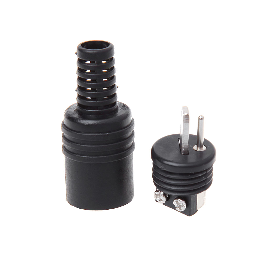 10 Pcs 2 Pin DIN Speaker Plug 2-Pin Plug Hifi Loudspeaker Cable Solder Connector - image 4 of 6
