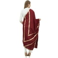 thumbnail image 3 of Phagun Indian Women's Designer Chunni Cotton Dupatta Ethnic Stole Scarves-Maroon, 3 of 5