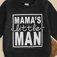 thumbnail image 5 of Towmus Toddler Baby Boy Fall outfit Mama's Boy Letter Print Sweatshirt Top Elastic Pants Set Cute 2pcs Winter Clothes, 5 of 7