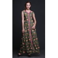 thumbnail image 2 of Bimba Floral Printed Front Slit Sleeveless Summer Spring Long Women BeachDress-Medium, 2 of 5