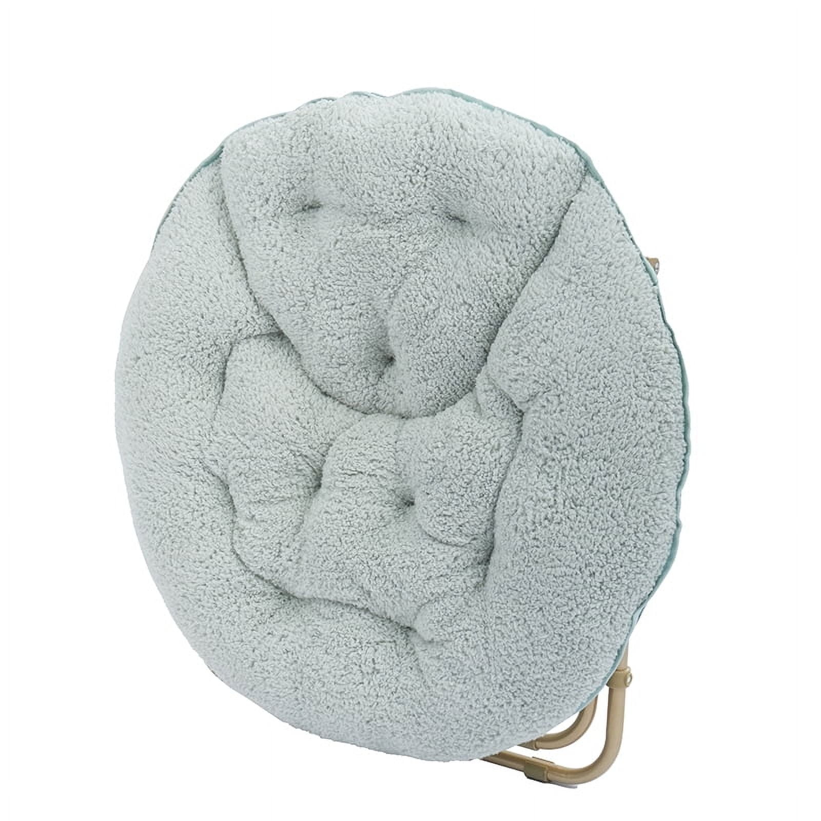 Mainstays Saucer Chair for Kids and Teens, Soft Sea