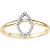 Keepsake Charming Marquise Diamond Accent Enhancer Ring in 10kt Yellow Gold
