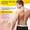 thumbnail image 4 of Knee Relief Patch, Portable Long Lasting Aches Relief Patch Elastic Fabric 18 Sheet  for Lumbago, 4 of 7