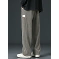 thumbnail image 4 of Corduroy Straight Casual Pants Men Korean Wide Leg Long Trousers Sport Sweatpants 2024 New, 4 of 6