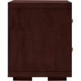 thumbnail image 3 of Camden Isle Wooden 2 Drawer Nightstand in Espresso, 3 of 5
