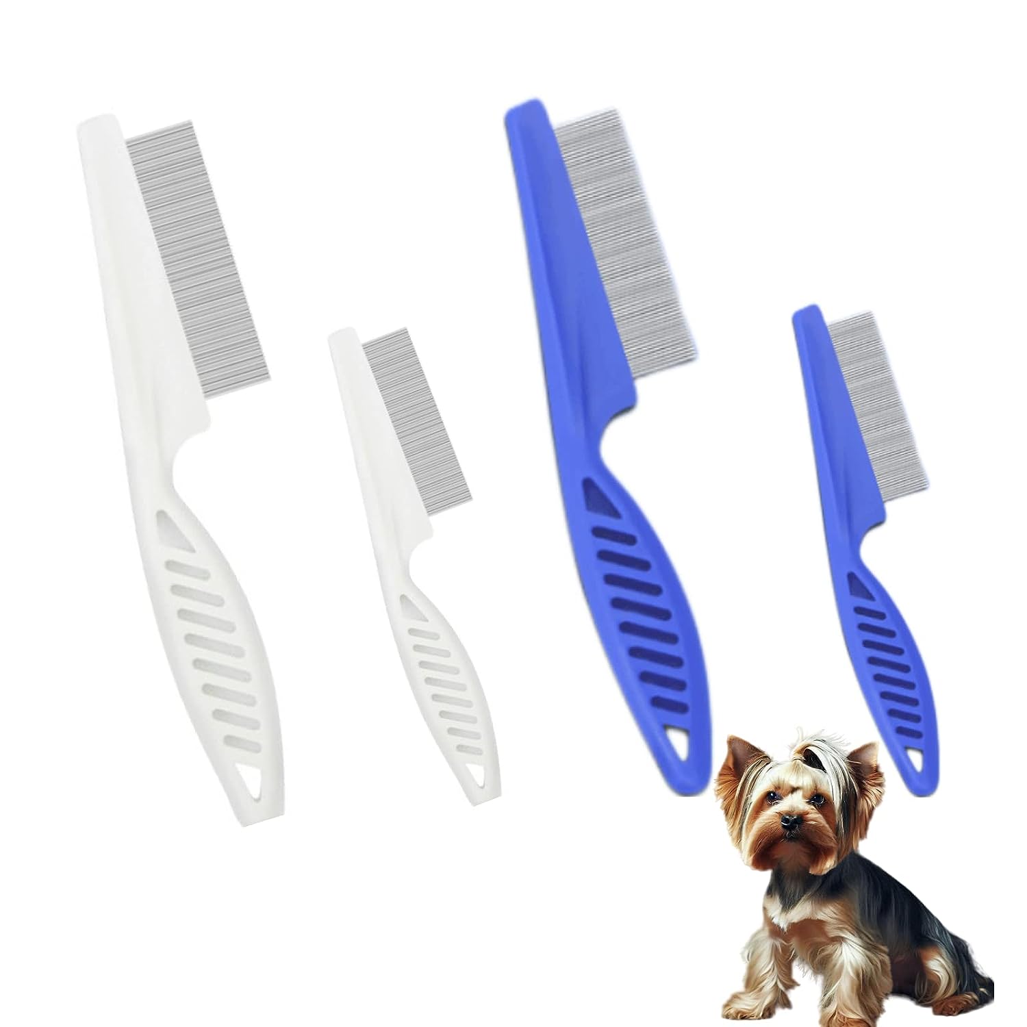 Pet Comb, Pet Hair Comb Flea and Tear Stain Removal, Dog Lice Comb