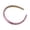 Pink, variant on Barrettes Hair Accessory for Elegant Styles, Glittering Metal Hairband for Classic Hairstyles and Wedding Updos, 5.51 in, Pink