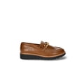 thumbnail image 3 of Time and Tru Women's Faux Leather Comfort Loafers with Chain Accent, Wide Width Available, 3 of 6