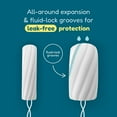 thumbnail image 5 of O.B. Tampons, Non-Applicator Tampons, Regular Absorbency, Unscented, 40ct (Pack of 12), 5 of 8