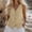 Khaki, variant on Women's Linen Vest V Neck Button Down Business Work Vacation Sleeveless Blazer Waistcoat Jacket