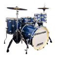 thumbnail image 1 of Bateria Viajera Evolution 4 Piezas Azúl Metálico EVOLUTION JPX4-BLM005, 1 of 4
