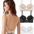 thumbnail image 2 of Backless Bra Invisible Bralette Lace Wedding Bras Low Back Underwear Push Up Brassiere Women Seamless Lingerie Sexy Corset Bh, 2 of 4